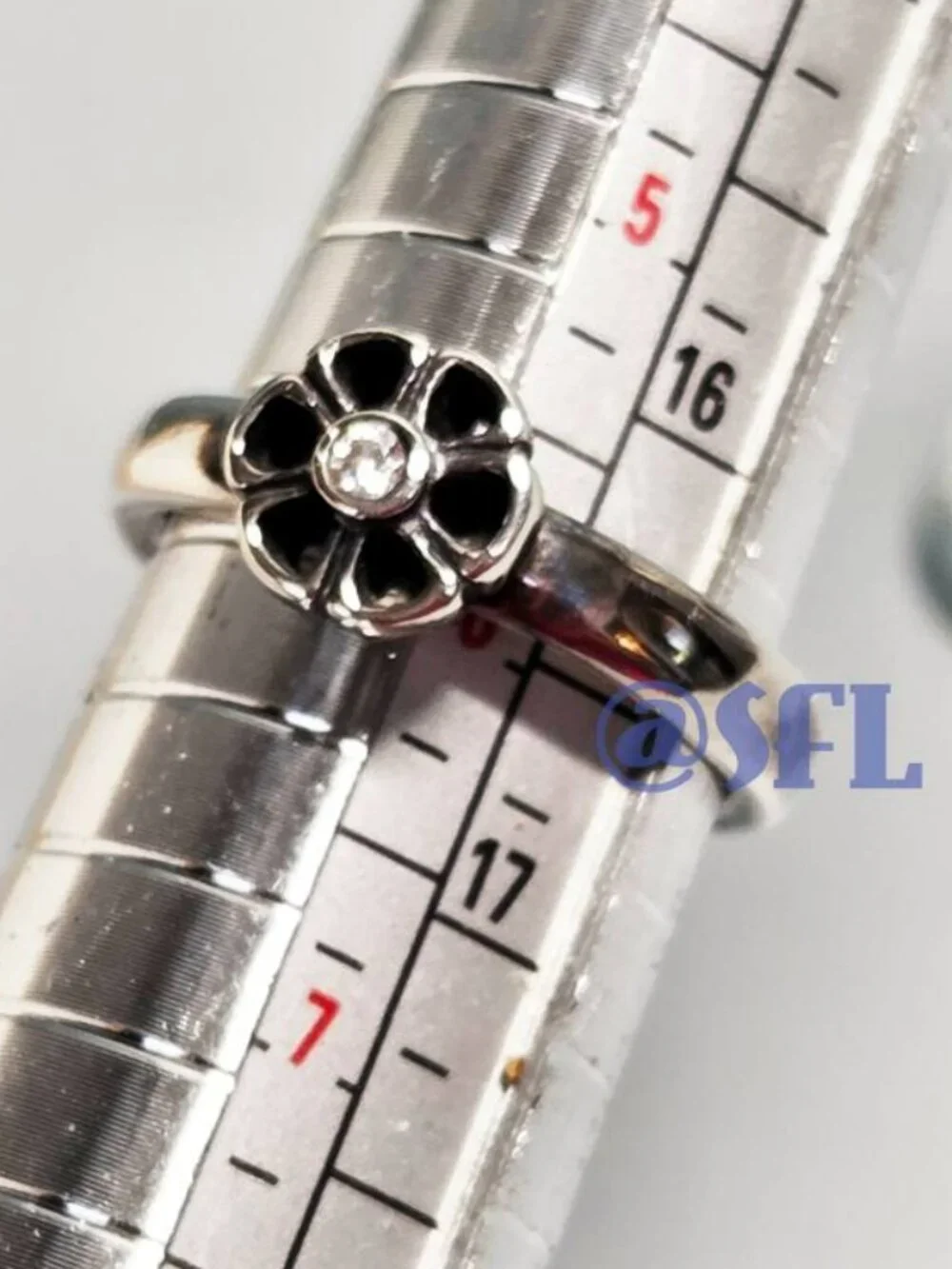 Authentic Pandora Long Retired Rare Daisy Cut Out Ring Sterling Silver Cottage